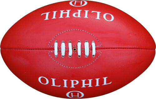 ballon de rugby rouge Oliphil